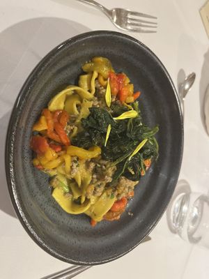 Main at dinner   at La Vimea - Vegan Hotel & Vegan Restaurant in Naturno