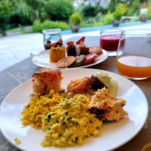 Breakfast at La Vimea - Vegan Hotel & Vegan Restaurant in Naturno
