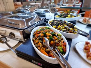 Part of breakfast buffet at La Vimea - Vegan Hotel & Vegan Restaurant in Naturno