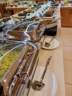 Part if breakfast buffet at La Vimea - Vegan Hotel & Vegan Restaurant in Naturno
