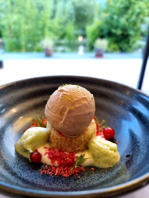 Dessert dinner at La Vimea - Vegan Hotel & Vegan Restaurant in Naturno