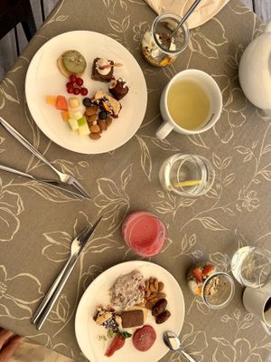 Breakfast buffet   at La Vimea - Vegan Hotel & Vegan Restaurant in Naturno