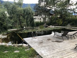 Schwimm-Teich at La Vimea - Vegan Hotel & Vegan Restaurant in Naturno