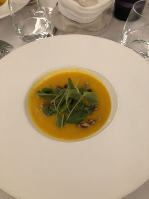 Kürbissuppe  at La Vimea - Vegan Hotel & Vegan Restaurant in Naturno