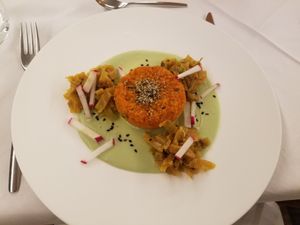 Quinoa woth greens at La Vimea - Vegan Hotel & Vegan Restaurant in Naturno