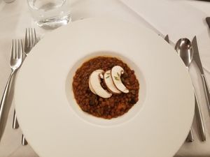 Lentil soup at La Vimea - Vegan Hotel & Vegan Restaurant in Naturno