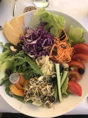 Lunch Salad at La Vimea - Vegan Hotel & Vegan Restaurant in Naturno