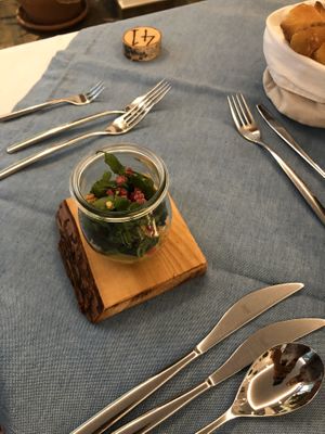 Dinner. at La Vimea - Vegan Hotel & Vegan Restaurant in Naturno