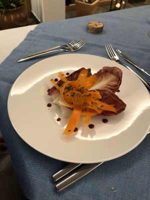 Dinner. at La Vimea - Vegan Hotel & Vegan Restaurant in Naturno