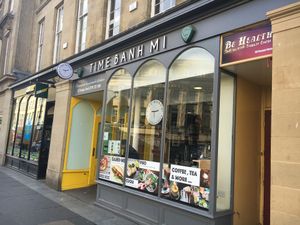 outside  at Time Banhmi in Newcastle Upon Tyne