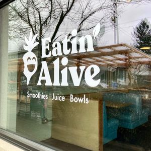 Outside at Eatin' Alive in Portland