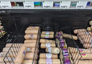 frozen vegan meat at Fubonn in Portland