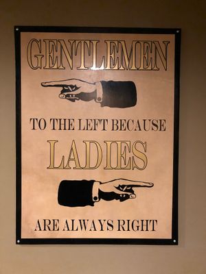 Fun toilet humor  at Alibi in Washington