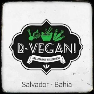 logo at B-Vegan in Salvador