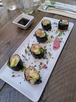 Sushi at Gioia Plant-Based Cuisine in Marbella
