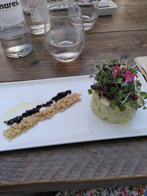 Avocado tartar 💚 at Gioia Plant-Based Cuisine in Marbella