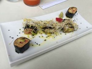 sushi at Gioia Plant-Based Cuisine in Marbella