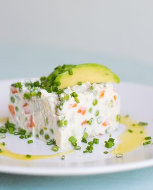 Vegan Russian Salad at Gioia Plant-Based Cuisine in Marbella