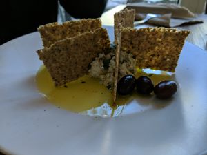 Baba Ganoush at Gioia Plant-Based Cuisine in Marbella