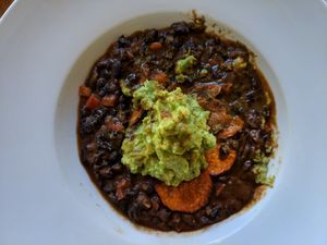Mexican buritto at Gioia Plant-Based Cuisine in Marbella