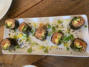 Sushi at Gioia Plant-Based Cuisine in Marbella