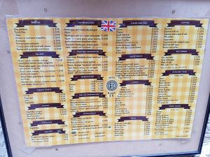 menu at Ideal Poble Nou in Barcelona