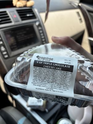 this was really good, but not very “cheesy”, it was more like a mousse cake   at GreenTree Cooperative Grocery in Mount Pleasant