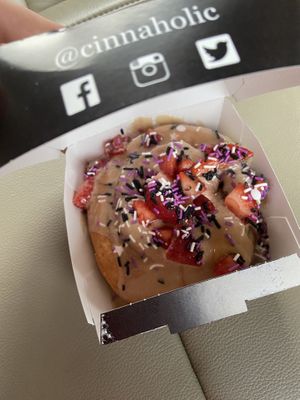 Sparkle Berry at Cinnaholic in Atlanta