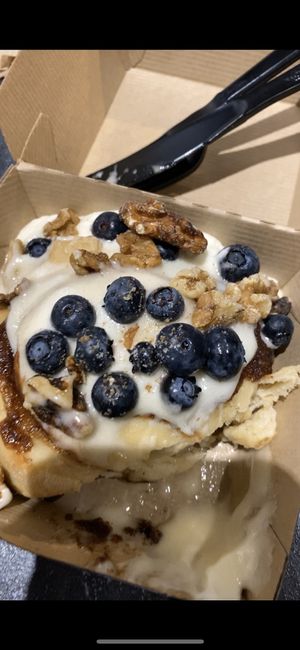 Lemon blueberry crunch   at Cinnaholic in Atlanta
