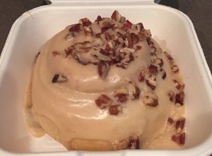 Peanut Butter with pecans at Cinnaholic in Atlanta
