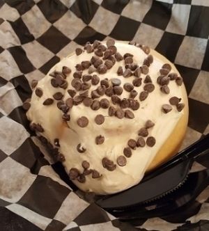 Gingerbread frosting!  at Cinnaholic in Atlanta