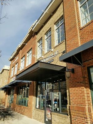 outside at Cinnaholic in Atlanta