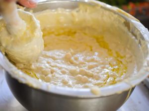 מסבחה at Hummus Badra - בדרה - חומוס פול מסבחה in Rehovot