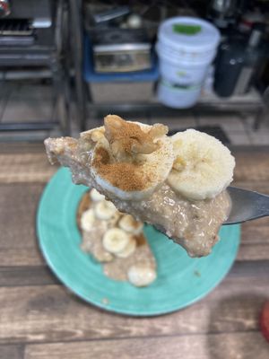 Oatmeal pancakes (not on the menu) at Jerusalem Express - Food Stand in Puerto Vallarta