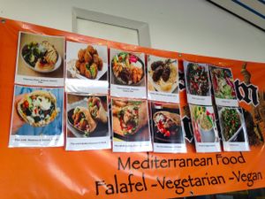 menu at Jerusalem Express - Food Stand in Puerto Vallarta