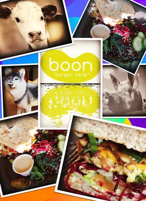 Mmmmm great food  at Boon Burger Cafe in Burlington