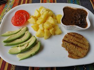 Breakfast at Cafe Good in Banos