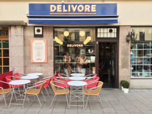 Exterior view at Delivore Hornstull in Stockholm