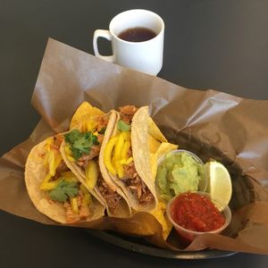 Soft tacos at Delivore Hornstull in Stockholm