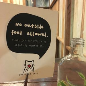 take sign at Justlife in Kuala Lumpur