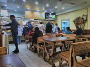 inside the canteen at Kulinarya in Kazan