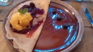 Vegan Christmas Dinner: dessert at The Niche in Irvine