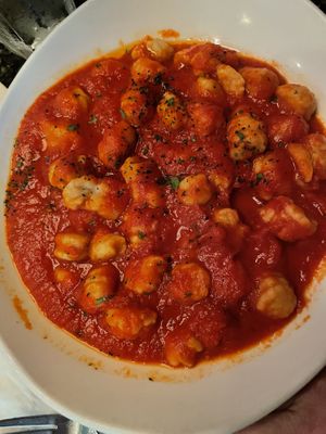 Vegan gnocchi pomodoro  at Ciao in Ithaca