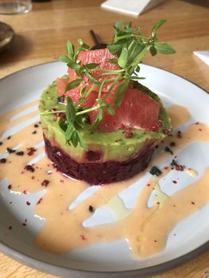 Tartar vegan at The Green Spot in Barcelona