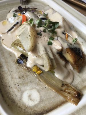 Calçots! Best dish ever! at The Green Spot in Barcelona