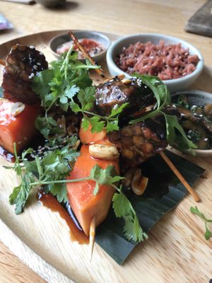 Tempeh! at The Green Spot in Barcelona