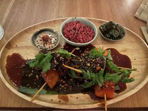 Main course  at The Green Spot in Barcelona