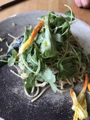 Spaghetti at The Green Spot in Barcelona