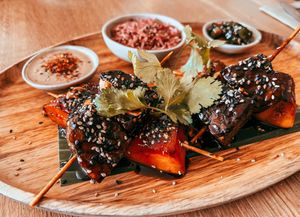 Yammy lunch!!  at The Green Spot in Barcelona