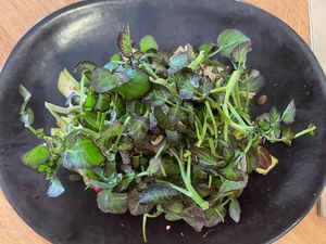 Ensalada de espárragos verdes  at The Green Spot in Barcelona